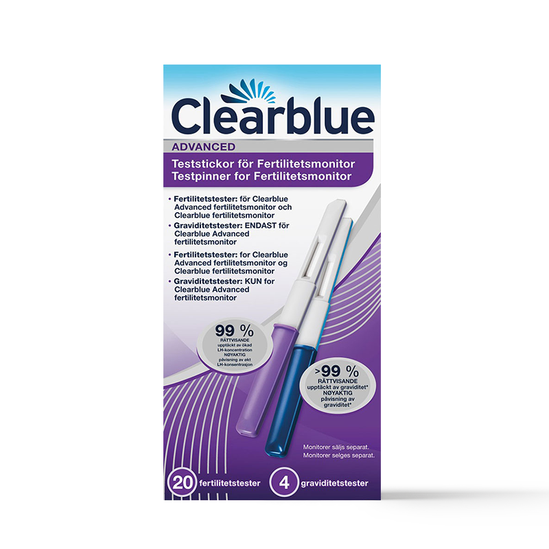 Clearblue eggløsningstest testpinner Clearblue eggløsningstest testpinner