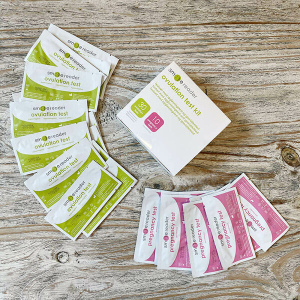 SmileReader - Testsett med eggløsningstest og graviditetstest