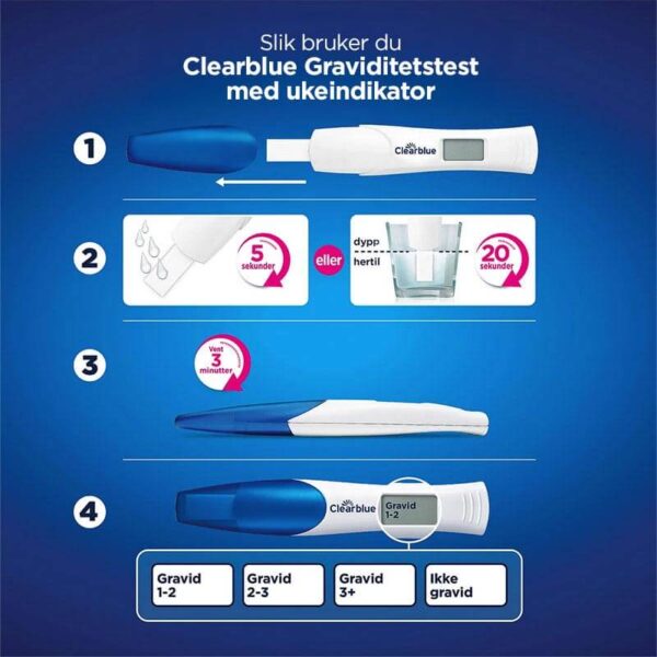 Clearblue Graviditetstest Digital Early