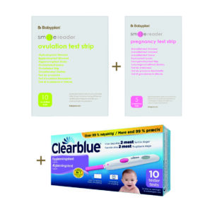 Bundle med Clearblue Eggløsningstest + New Smile Reader