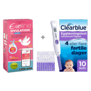 Eveline Smart Fertilitetssystem & Clearblue Advanced Digital Eggløsningstest – Dobbel Digital Sporing for et Bredere Fertilitetsvindu