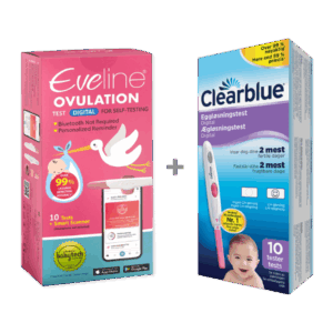 Eveline Smart Fertilitetssystem & Clearblue Digital Eggløsningstest – Dobbel Digital Presisjon for Dine Mest Fruktbare Dager