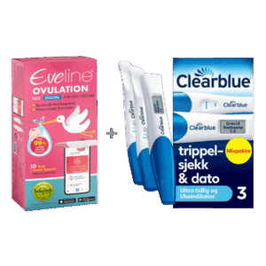 Eveline Smart Fertilitetssystem & Clearblue Triple Check & Dato – Digital Eggløsningssporing og Trippelbekreftelse av Graviditet