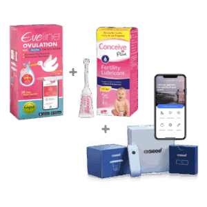 Eveline Smart Fertilitetssystem, ExSeed Health Sædtest & Conceive Plus – Komplett Digital Fertilitetspakke for Begge Partnere