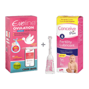 Eveline Smart Fertilitetssystem & Conceive Plus Fertilitetsglidekrem – Komplett Pakke for Å Finne Rett Tidspunkt og Øke Sjansen
