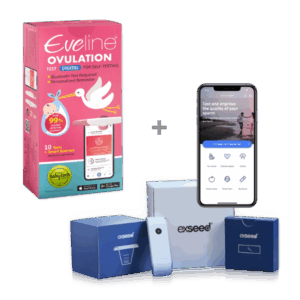 Eveline Smart Fertilitetssystem & ExSeed Health Sædtest – Komplett Digital Fertilitetspakke for Begge Partnere