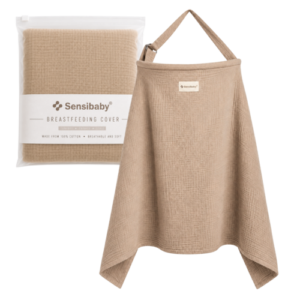 Sensibaby ammesjal i 100 % dobbeltlags bomull – Justerbart og pustende – Brun