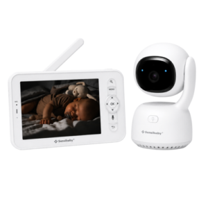 AI Nexura babymonitor sett – Kamera med LCD-skjerm og app